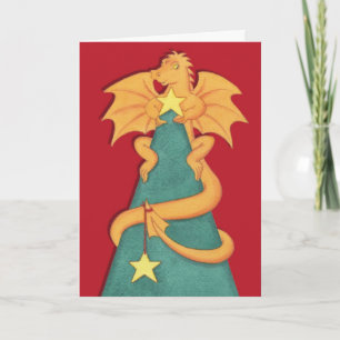 Yuletide Drache Feiertagskarte