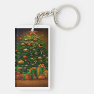 Yuletide Glow: Tree of Wonder Keychain Schlüsselanhänger