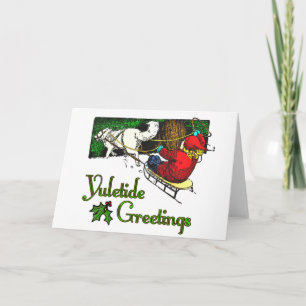 Yuletide Greetings Card Feiertagskarte