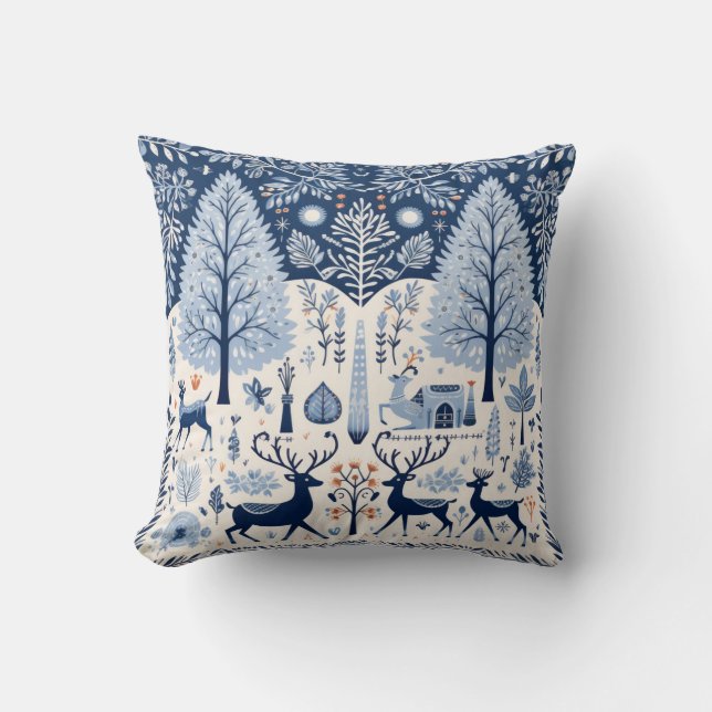 Yuletide Greetings Kissen (Vorderseite)