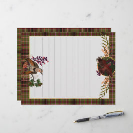 Yuletide Greetings Northern Flicker Briefbogen