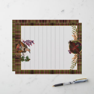Yuletide Greetings Northern Flicker Briefbogen