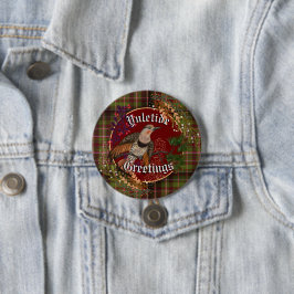 Yuletide Greetings Northern Flicker Button