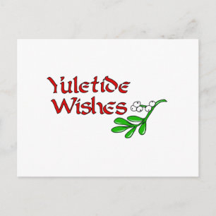 Yuletide Greetings Postkarte