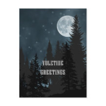 Yuletide Greetings - Weihnachten Moon