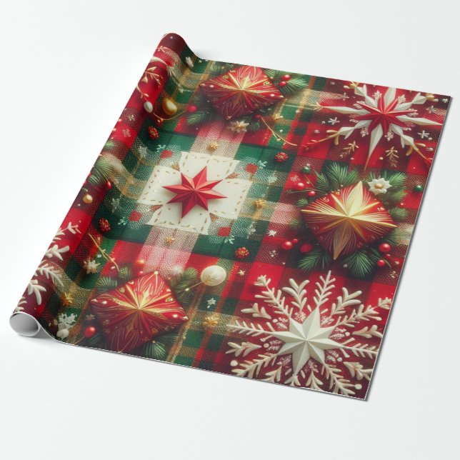 Yuletide Joy Geschenkpapier (Ungerollt)
