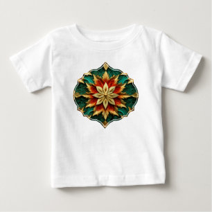 Yuletide Opulence: Goldene Weihnachtsdinge Baby T-shirt
