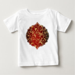Yuletide Opulence: Goldene Weihnachtsdinge Baby T-shirt