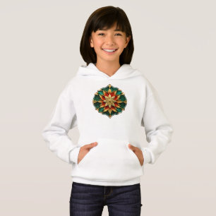 Yuletide Opulence: Goldene Weihnachtsdinge Hoodie