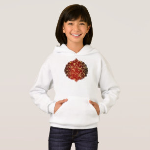 Yuletide Opulence: Goldene Weihnachtsdinge Hoodie