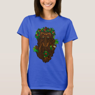 Yuletide Pagan Wicca Greenman T - Shirt