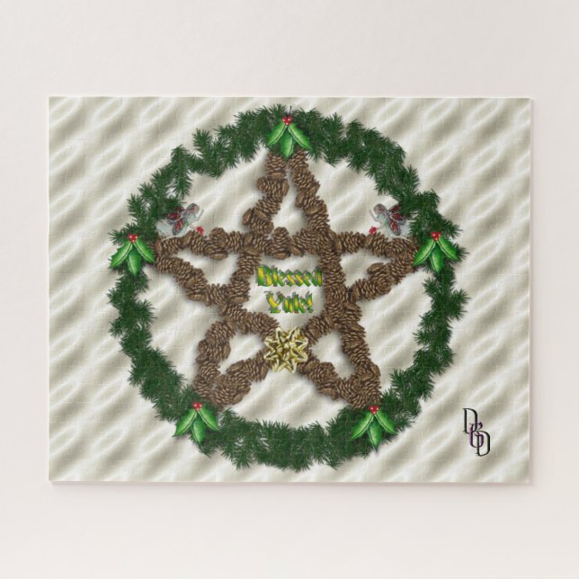Yuletide Pentagramm Puzzle (Horizontal)