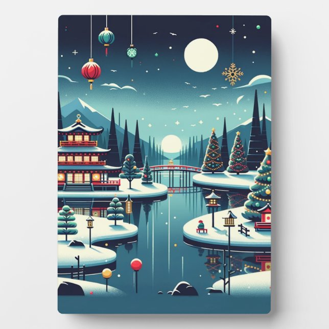 Yuletide Reflections in East Tote Bag Fotoplatte (Vorderseite)