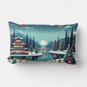 Yuletide Reflections in East Tote Bag Lendenkissen