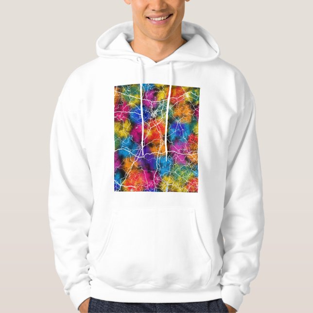 Yulin China Stadtplan Hoodie (Vorderseite)