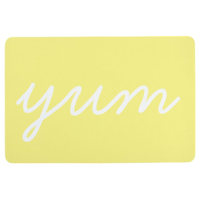 Yum lustiges Küchenkoch-Koch Bon appetit Bodenmatte (Vorderseite)