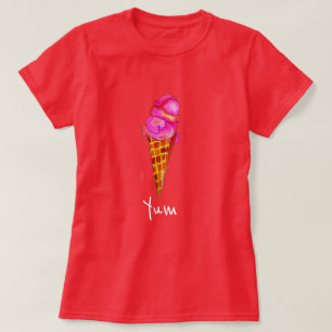 Yum Summer slogan icecream gelato niedliche food a T-Shirt