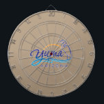 Yuma, Arizona Dartscheibe<br><div class="desc">Yuma (Cocopah: Yuum) ist eine Stadt in und der Landkreis Sitz [4] von Yuma Landkreis,  Arizona,  Vereinigte Staaten. Es liegt im südwestlichen Teil des Staat,  und die Bevölkerung der Stadt lag bei der Volkszählung 2010 bei 93.064,  gegenüber der Volkszählung von 2000 mit 77.515 Einwohnern</div>