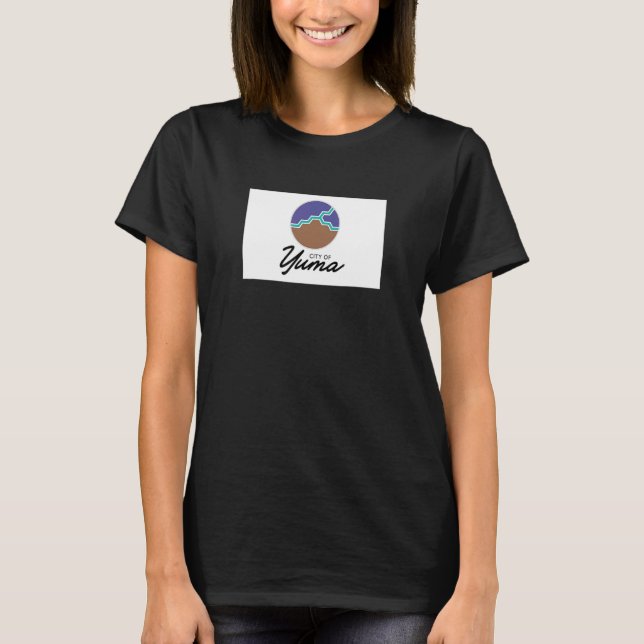 Yuma Arizona Flagge T-Shirt (Vorderseite)