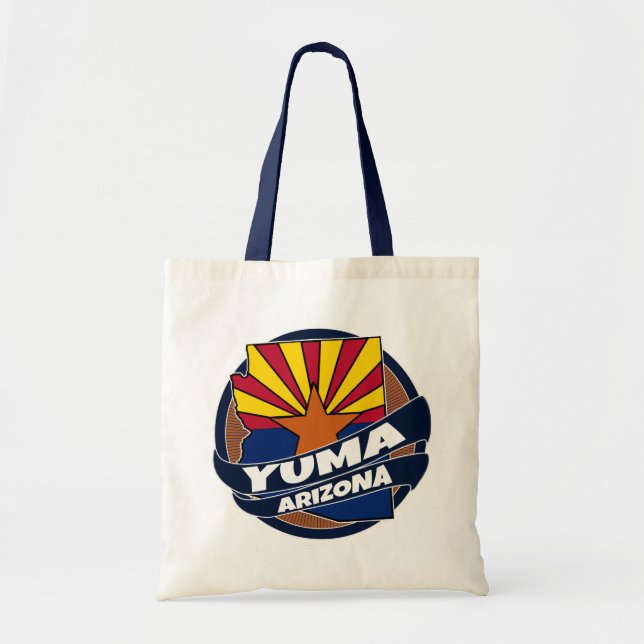 Yuma Arizona Flaggenexplosions-Taschentasche Tragetasche (Vorne)