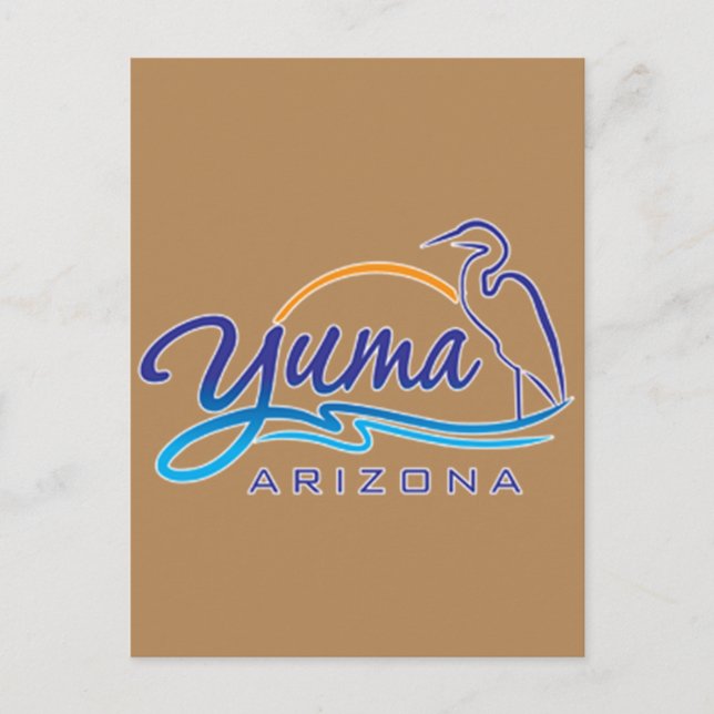 Yuma, Arizona Postkarte (Vorderseite)