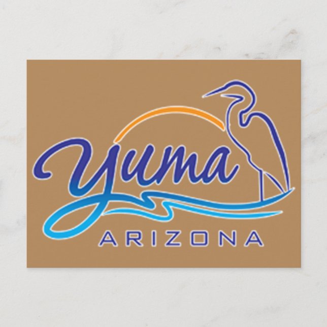Yuma, Arizona Postkarte (Vorderseite)
