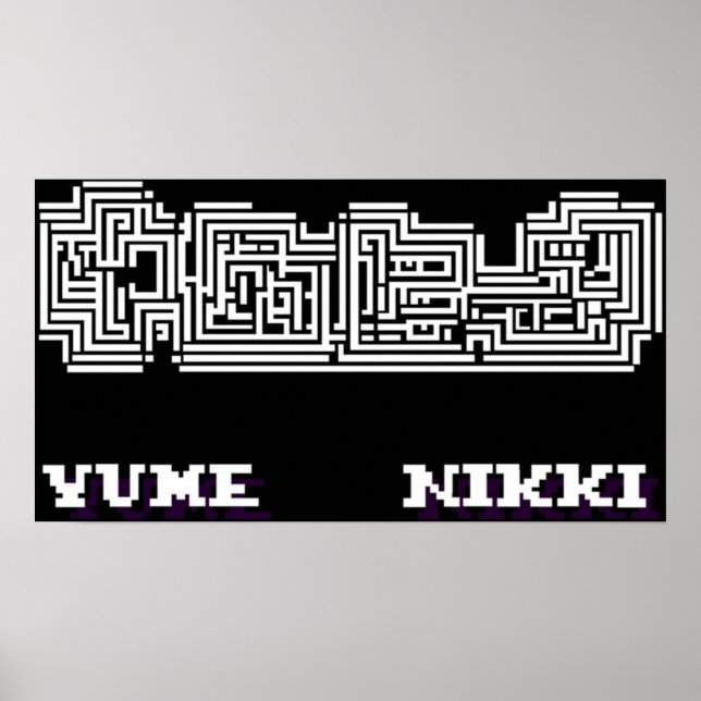 Yume Nikki Logo Poster (Vorne)
