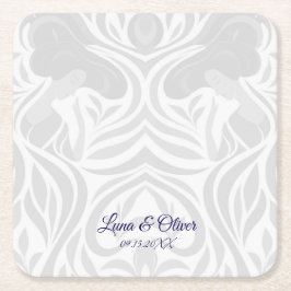 Yumeji Hirado Woman Art Coaster Rechteckiger Pappuntersetzer