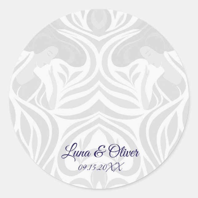 Yumeji Hirado Woman Art Seal Sticker (Vorderseite)