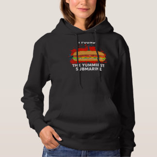 Yummiest U-Boot Hoagie Sub Sandwich Pub Food Hoodie
