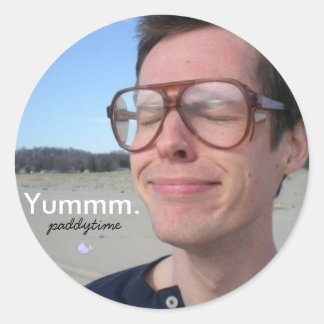 Yummm Runder Aufkleber