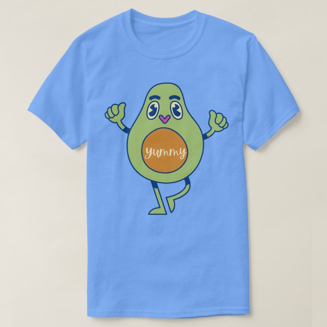 Yummy Avocado T-Shirt (Design vorne)