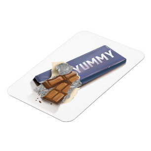Yummy Chocolate Bar Magnet