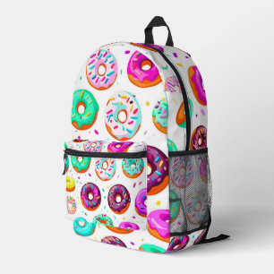Yummy-Creme-Donuts Bedruckter Rucksack