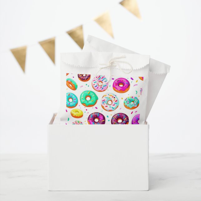 Yummy-Creme-Donuts Geschenktütchen (Party)