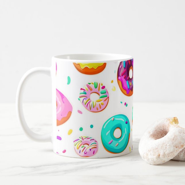 Yummy-Creme-Donuts Kaffeetasse (Mit Donut)