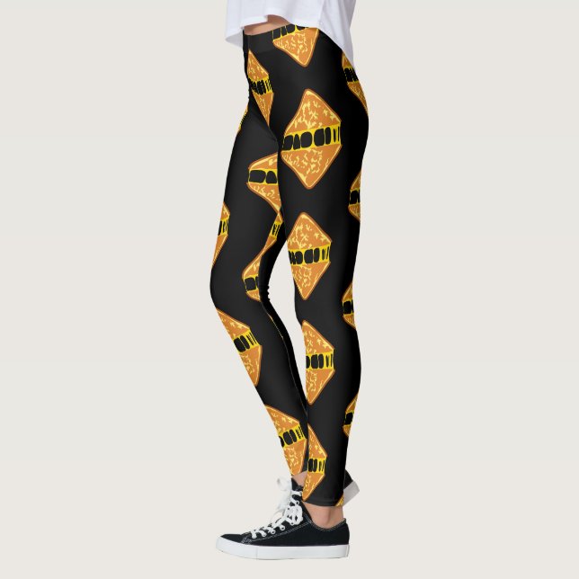 Yummy Delicious Gooey Grillkäse Leggings (Links)