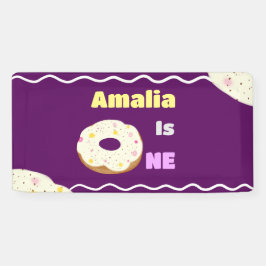 Yummy donut banner