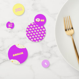 Yummy donut konfetti