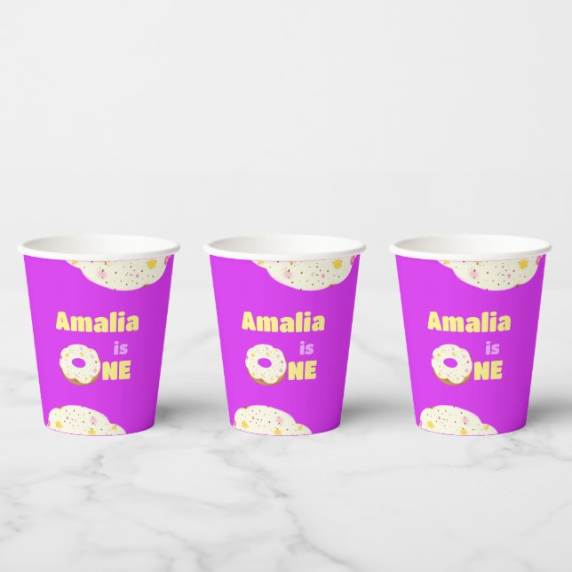 Yummy donut pappbecher (Multi)