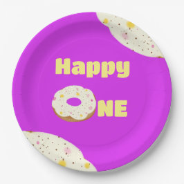 Yummy donut pappteller