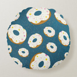 Yummy donuts rundes kissen