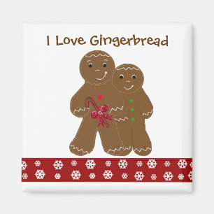Yummy Gingerbread Men Magnet