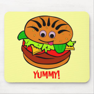 Yummy Hamburger Mousepad