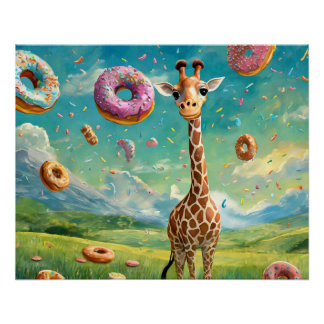 Yummy - I Liebe donuts Poster