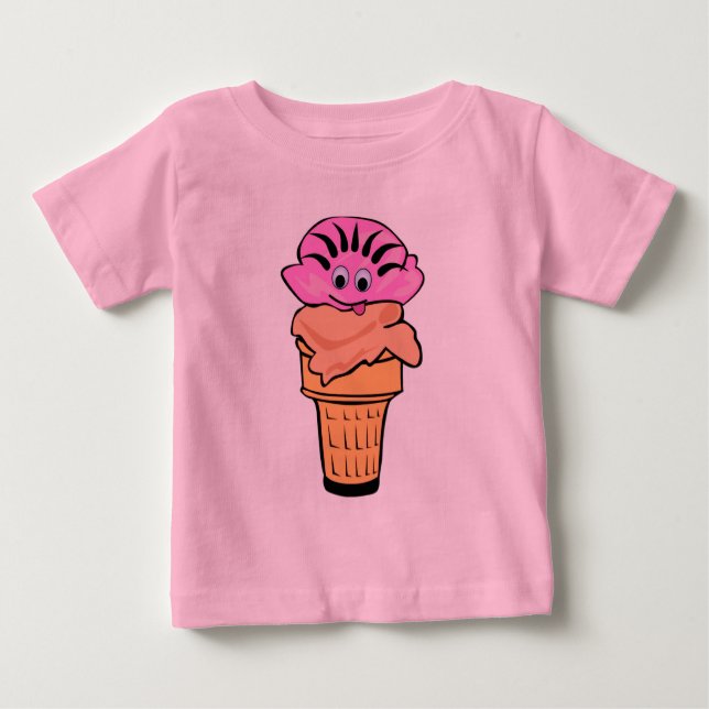 Yummy Ice Cream Baby T-shirt (Vorderseite)