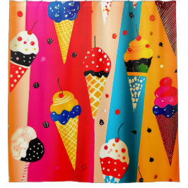 Yummy Ice Cream Duschvorhang