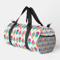 Yummy Ice Cream Trio Summer Vibe Pattern
