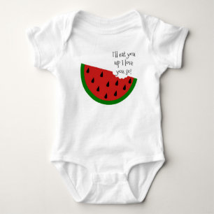 Yummy in meinem Tummy Watermelon Baby Shirt