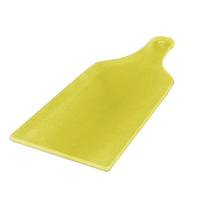 Yummy Lily Yellow Solid Color Schneidebrett (Ecke)